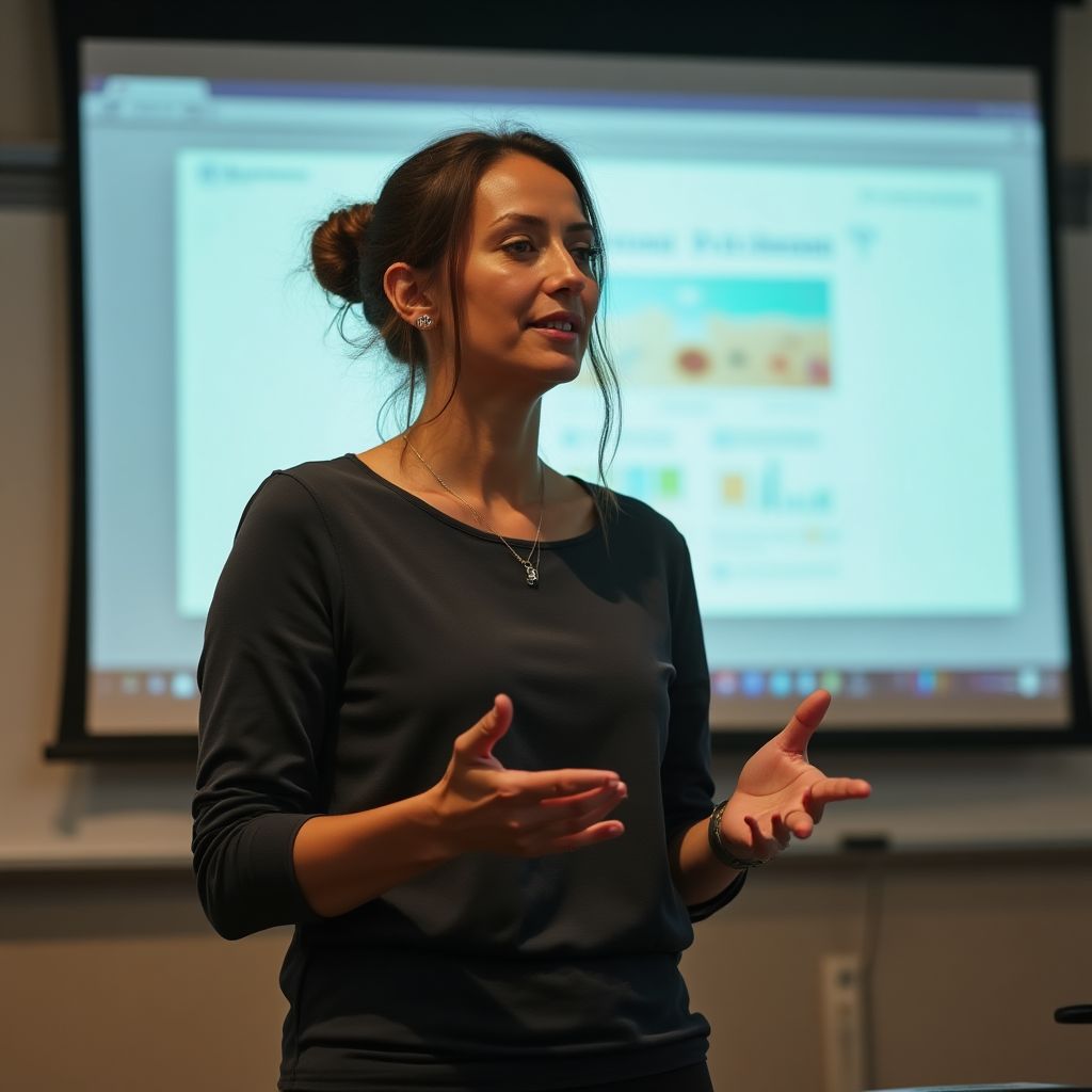 Carolina Mendoza, Directora de Educación